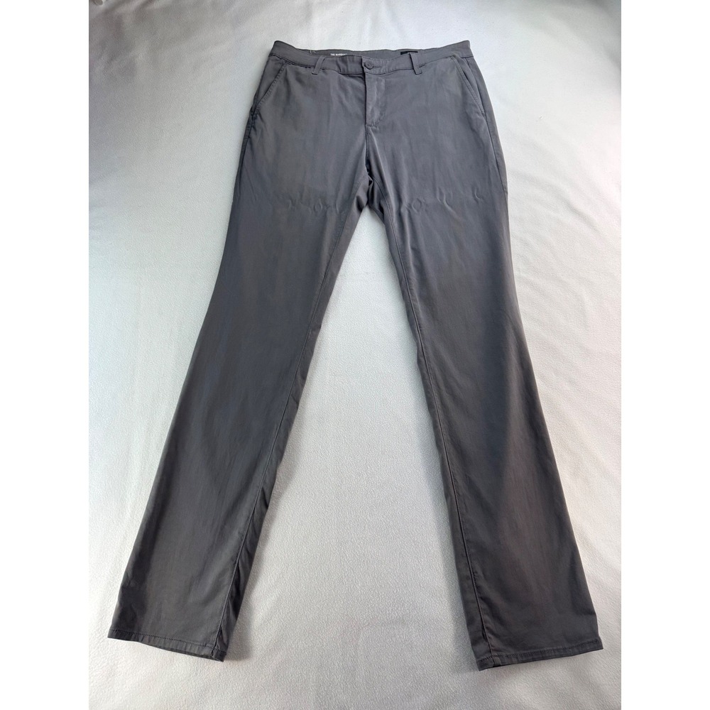 AG Adriano Goldschmied The Marshall Slim‎ Straight Pants Mens 33X35 Gray